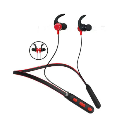 Magnetic Stereo Wireless Bluetooth Neckband Earphones
