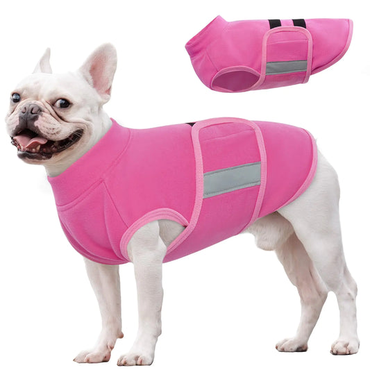 Nanaki Fleece Canine Sweater - Adjustable Winter Vest