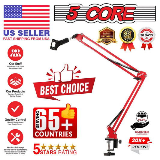 5Core Microphone Boom Arm Desk